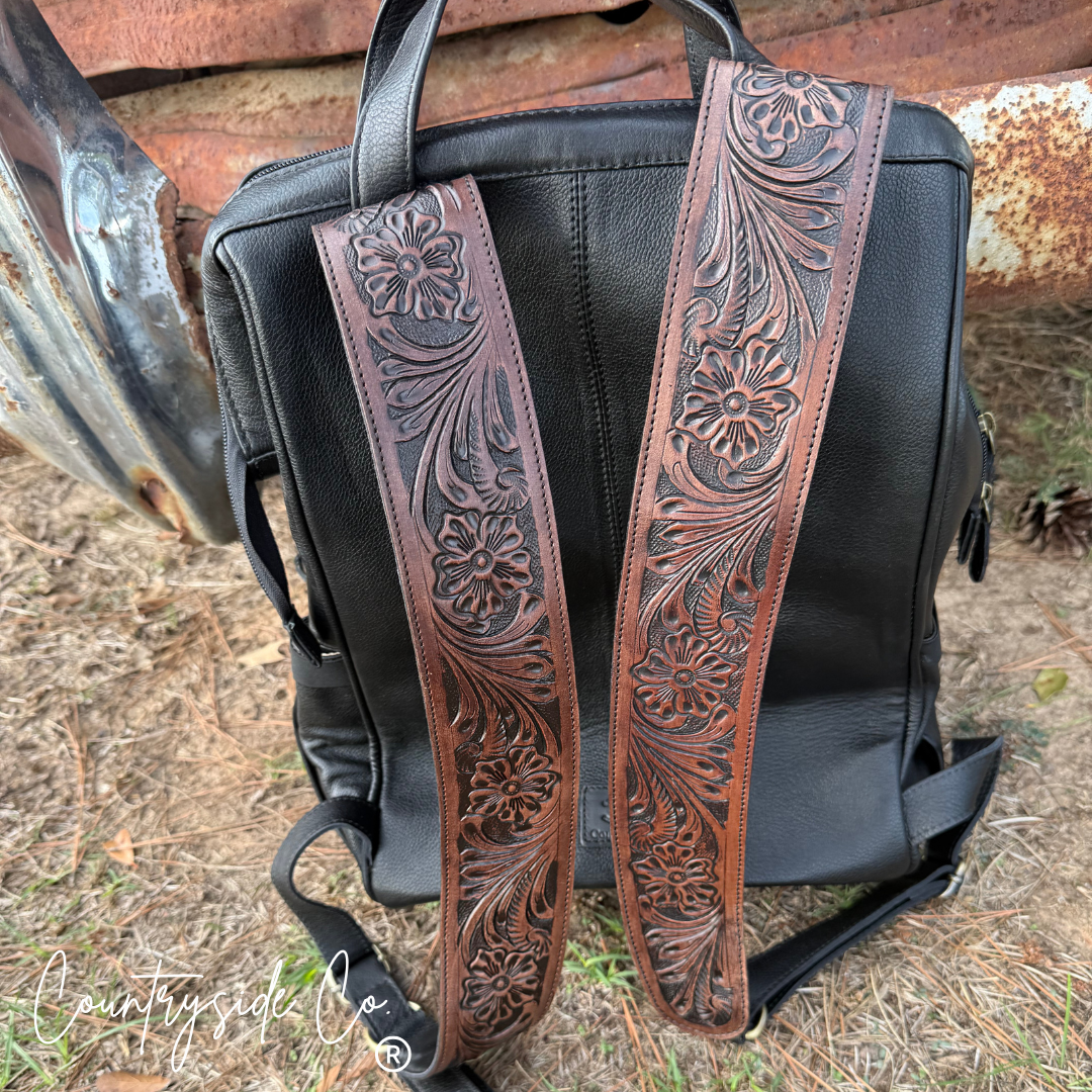 The Expedition Leather Diaper Bag Backpack