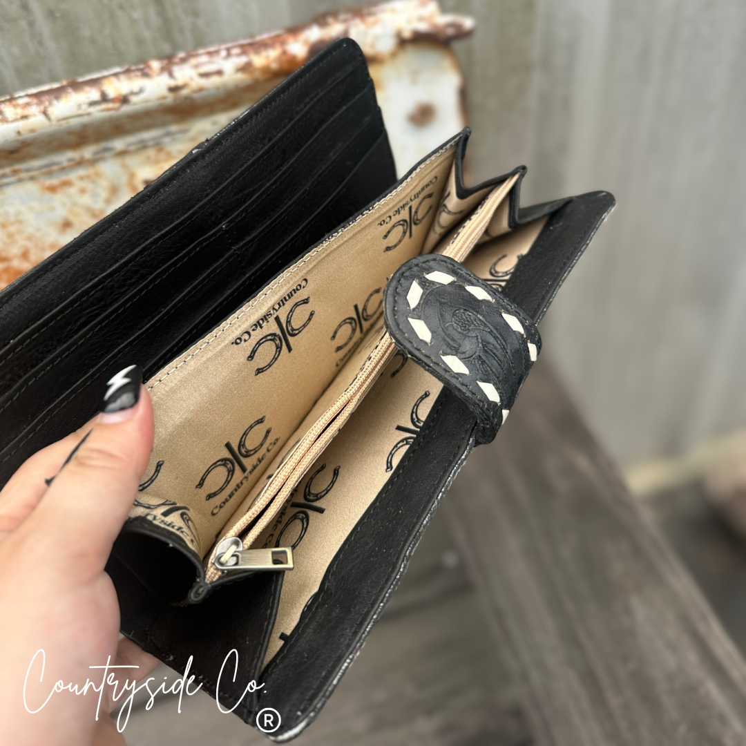 Coal Miner Loretta Cowhide Wallet