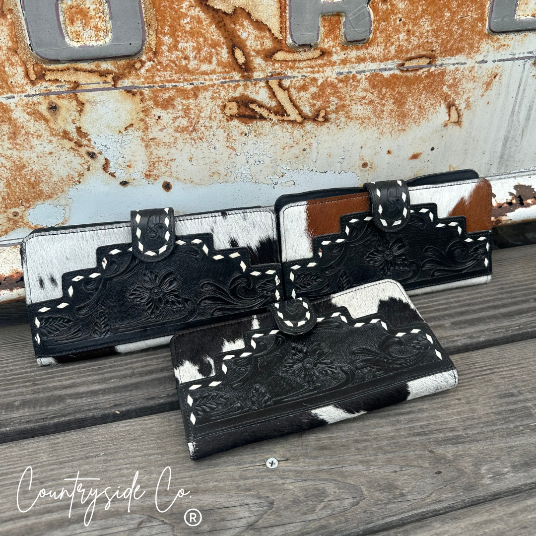 Coal Miner Loretta Cowhide Wallet