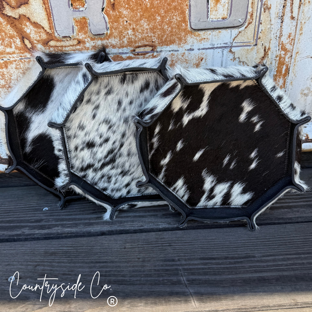 Cowhide Tray