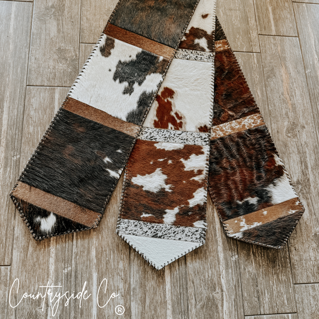 Couture Canyon Cowhide Table Runner