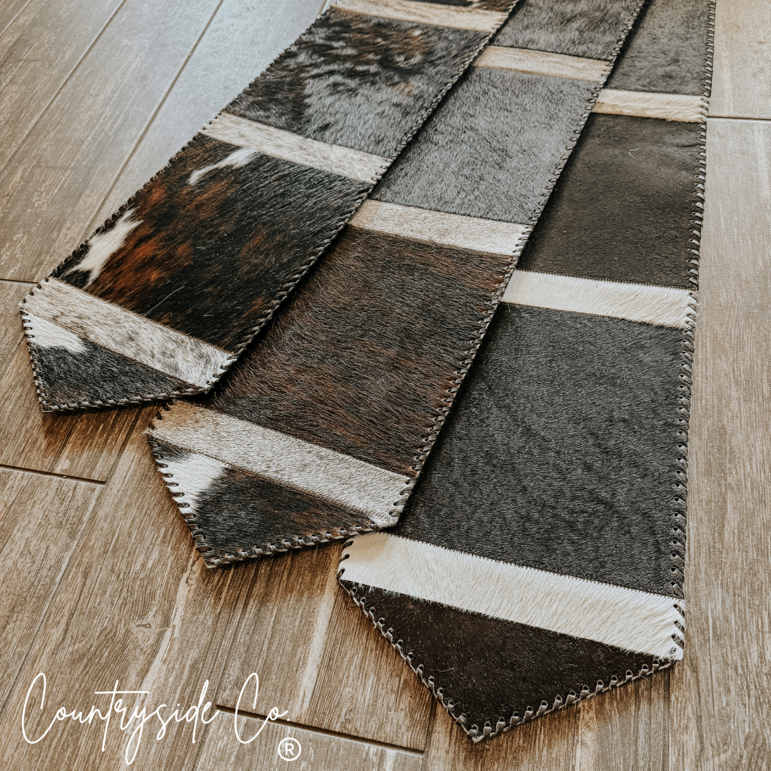 Couture Canyon Cowhide Table Runner
