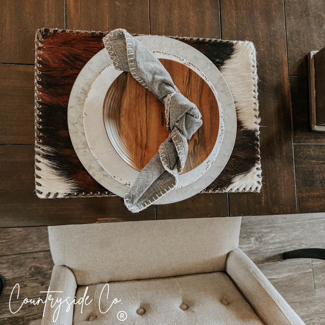 Cowhide Placemats