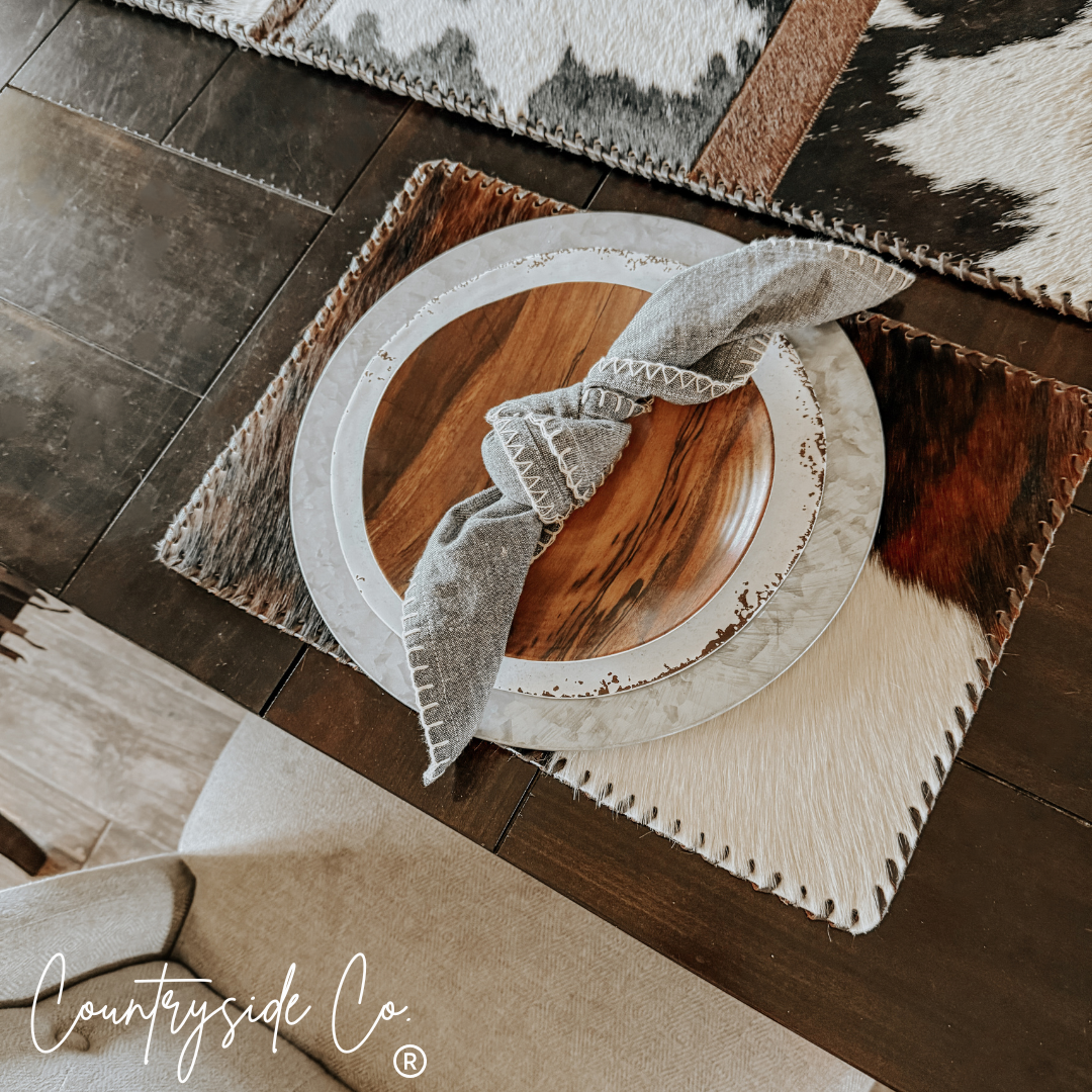 Cowhide Placemats