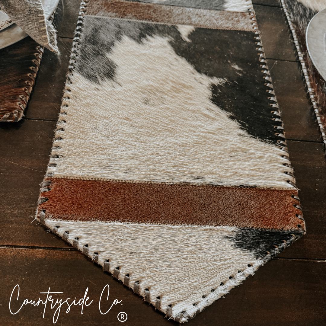 Couture Canyon Cowhide Table Runner