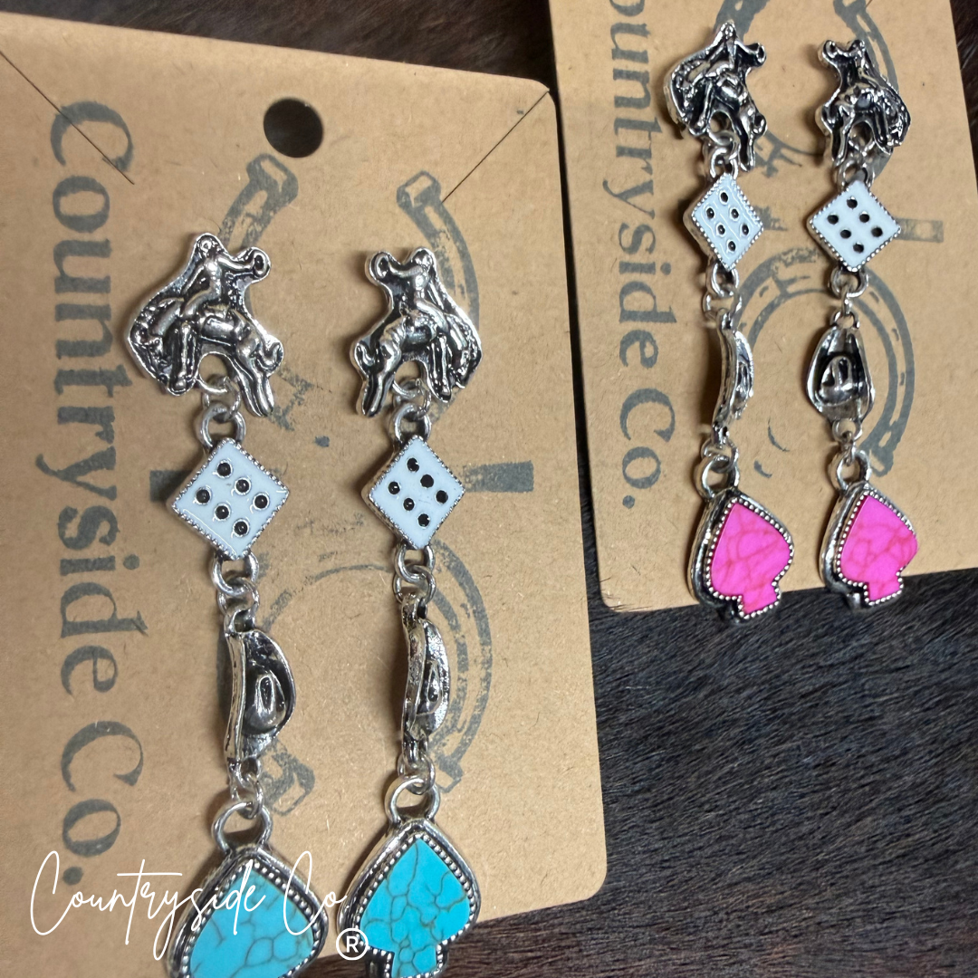 Bronco Roller Earrings