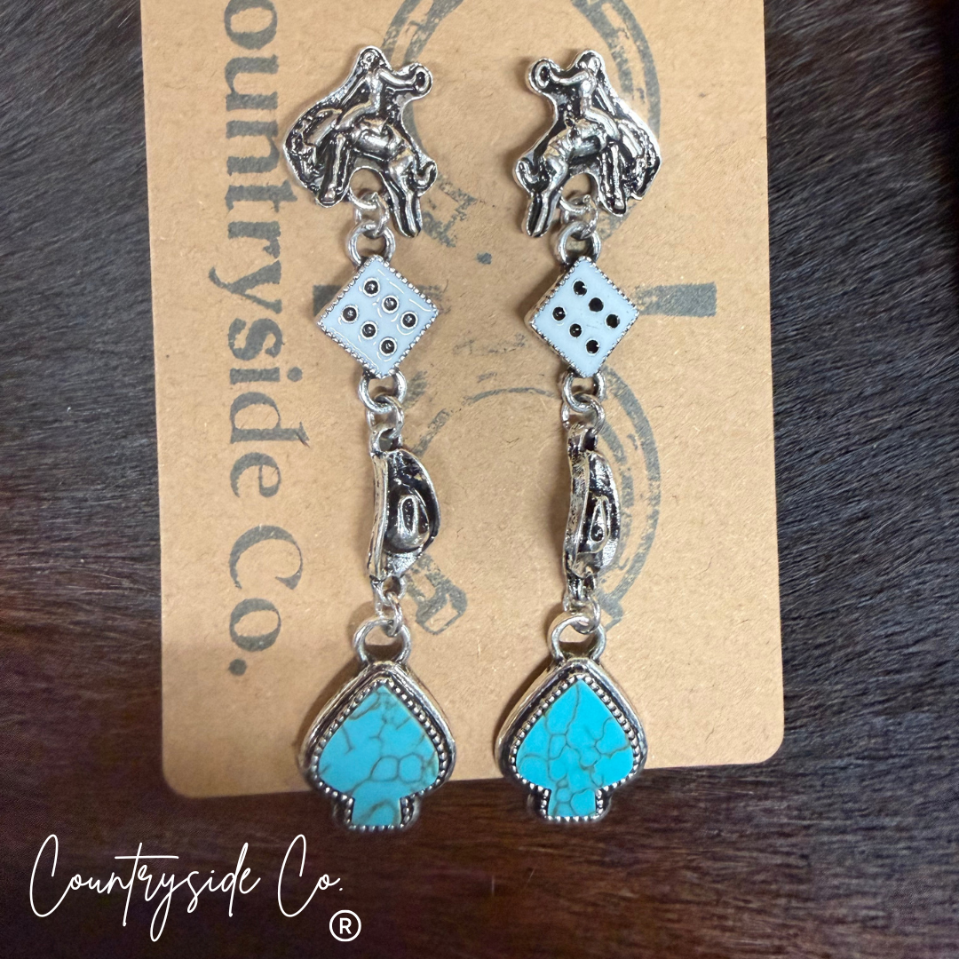 Bronco Roller Earrings