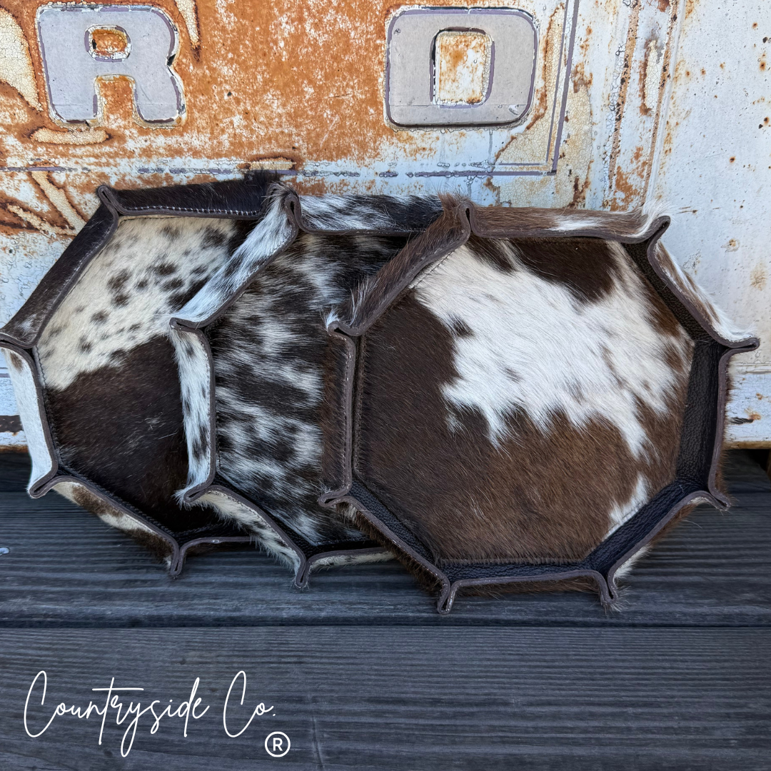 Cowhide Tray