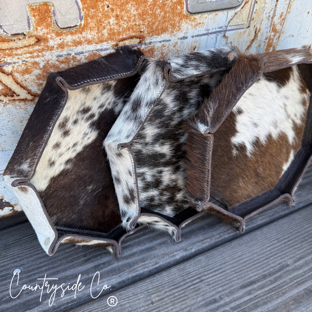 Cowhide Tray