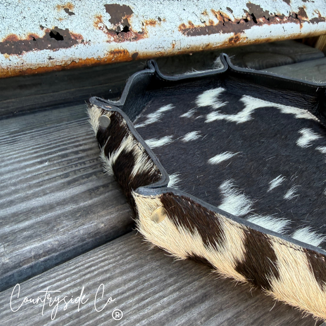 Cowhide Tray