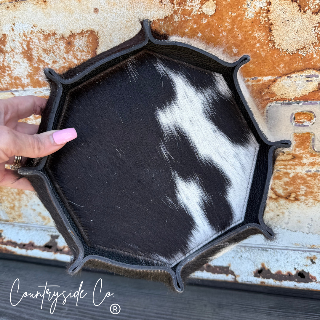 Cowhide Tray