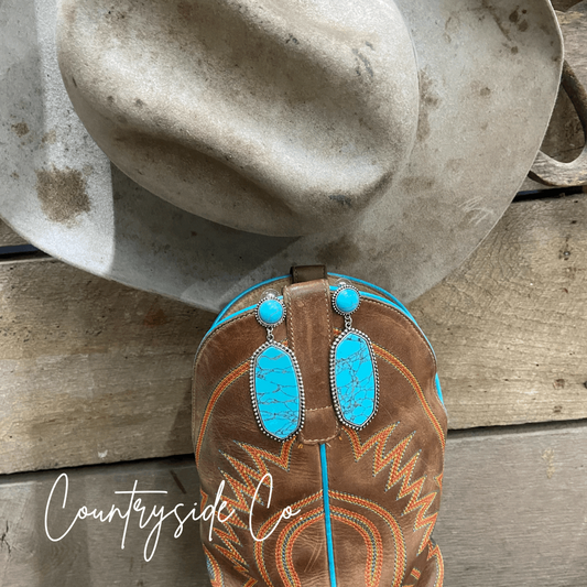 Hope Turquoise Statement Earrings