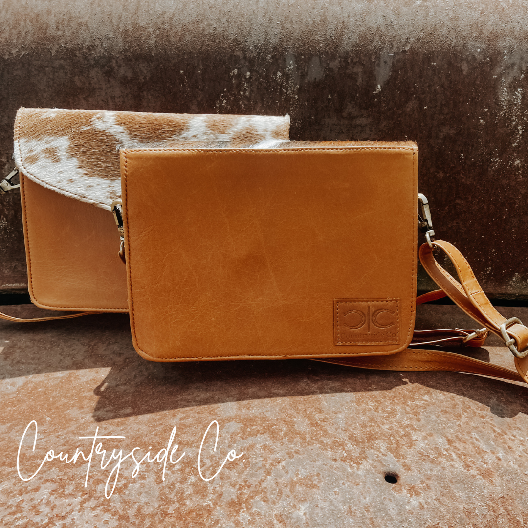 Nashville Chic Cowhide Purse by Countryside Co.