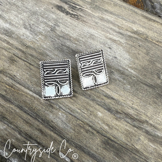 Boot Stitch Earrings