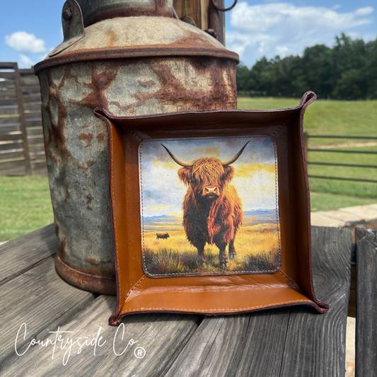 Duke Leather Tray