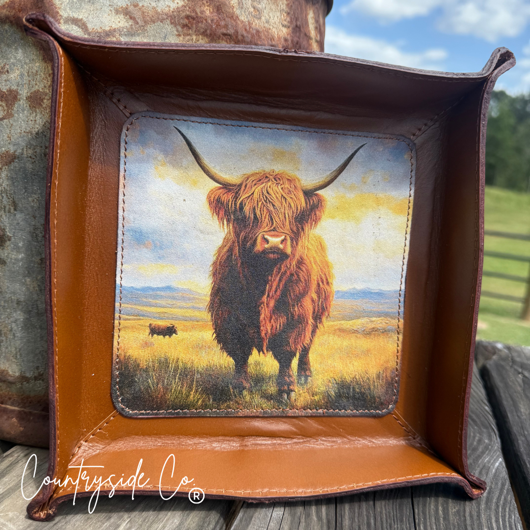 Duke Leather Tray