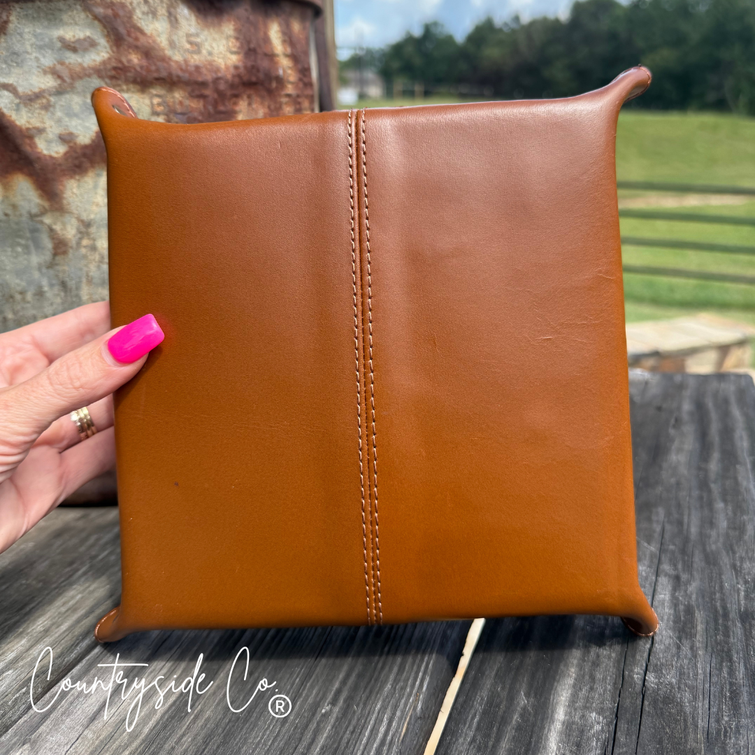 Duke Leather Tray