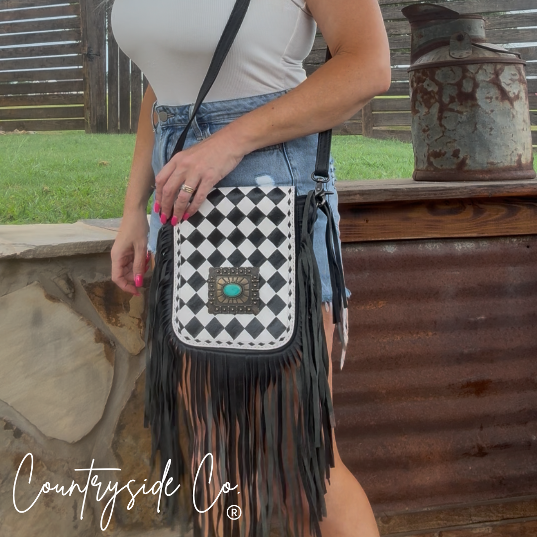 Cowgirl Crush Tooled Leather Purse