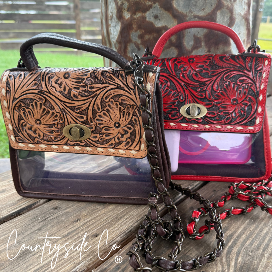 Tooled Trail Clear Stadium Bag