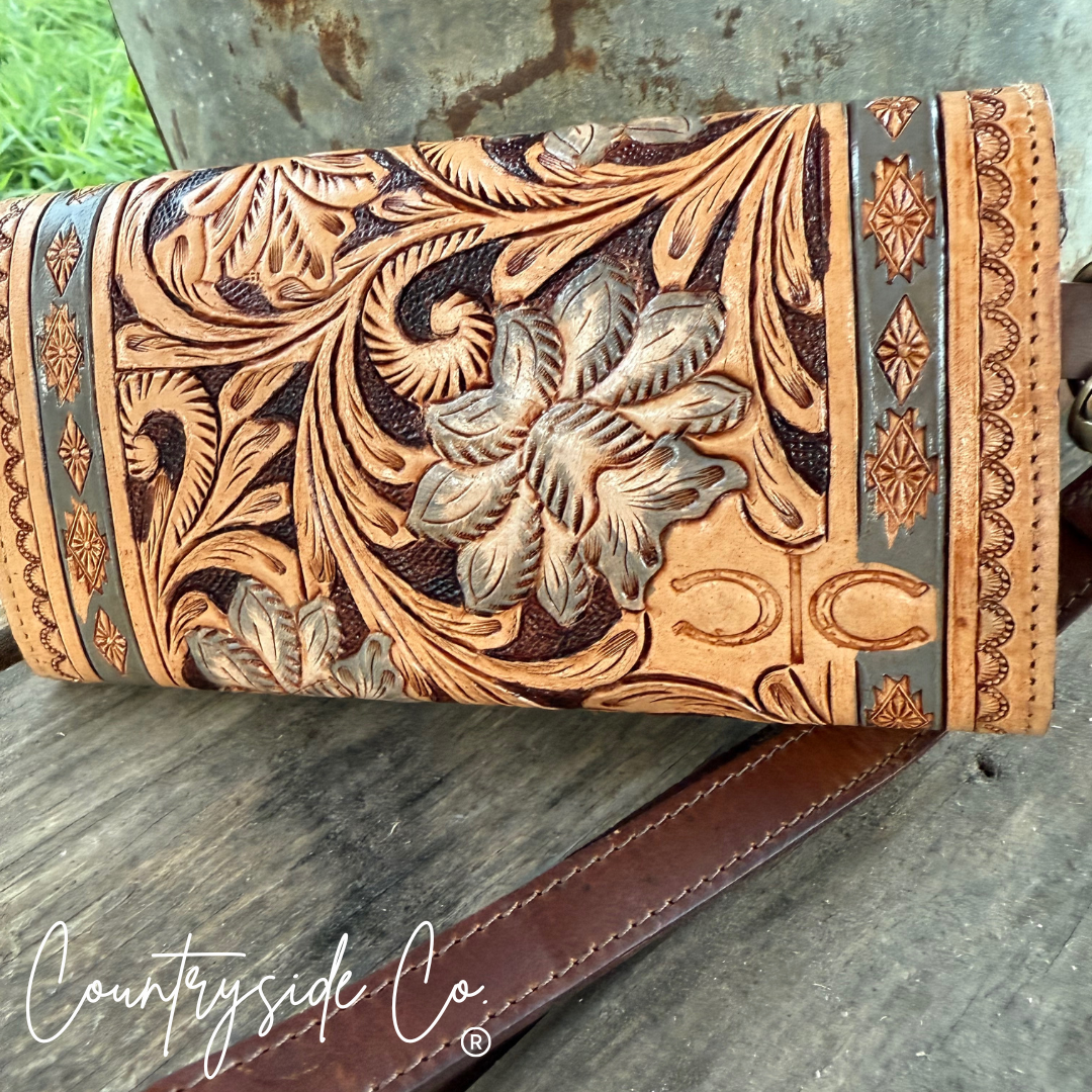 Stella Tooled Leather Wallet