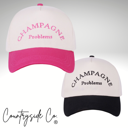 Champagne Problems Trucker Hat