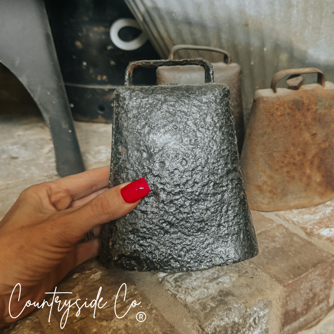 Rustic Antique Cowbell Decor
