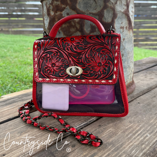 Tooled Trail Clear Stadium Bag