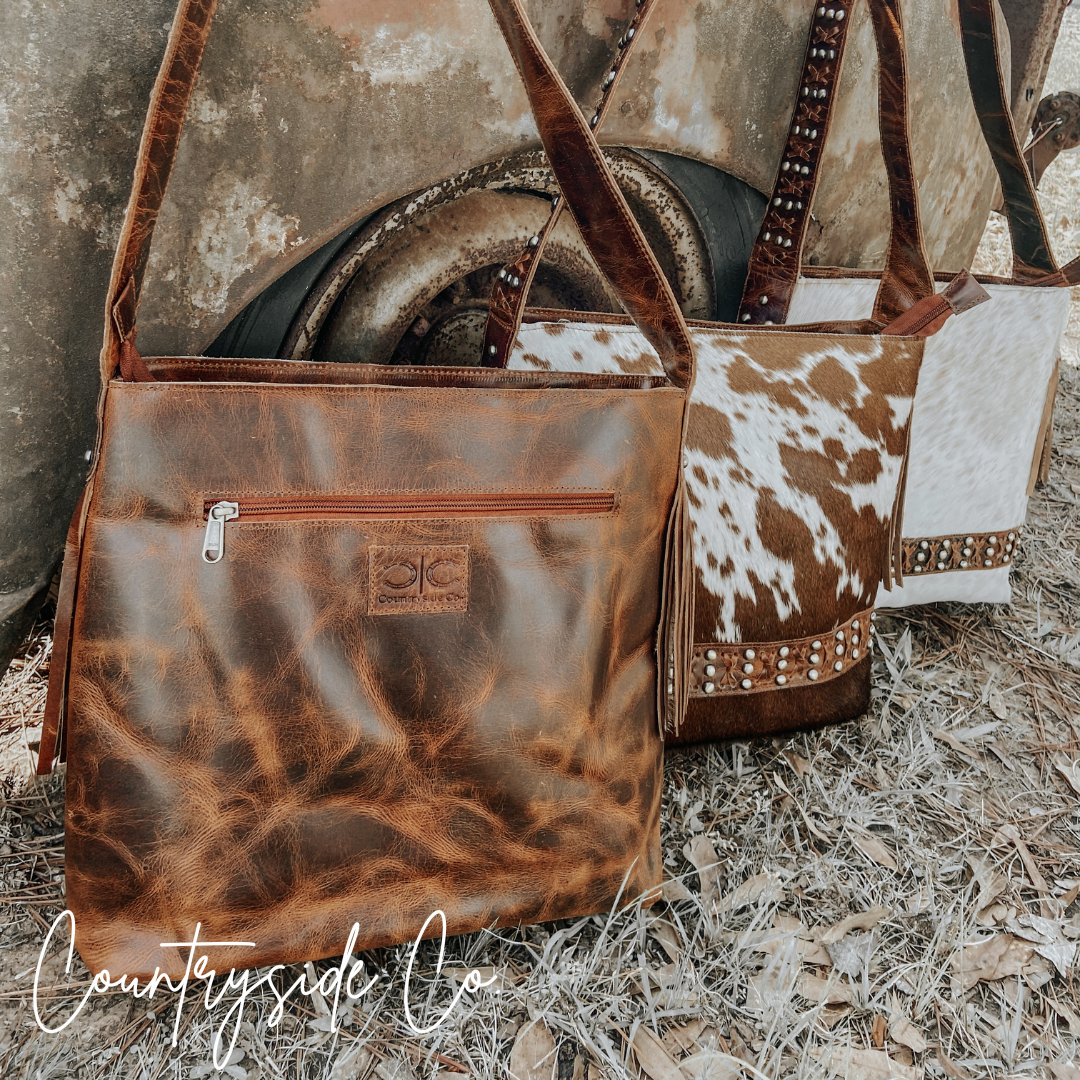 Couture Cowgirl Cowhide Purse by Countryside Co.