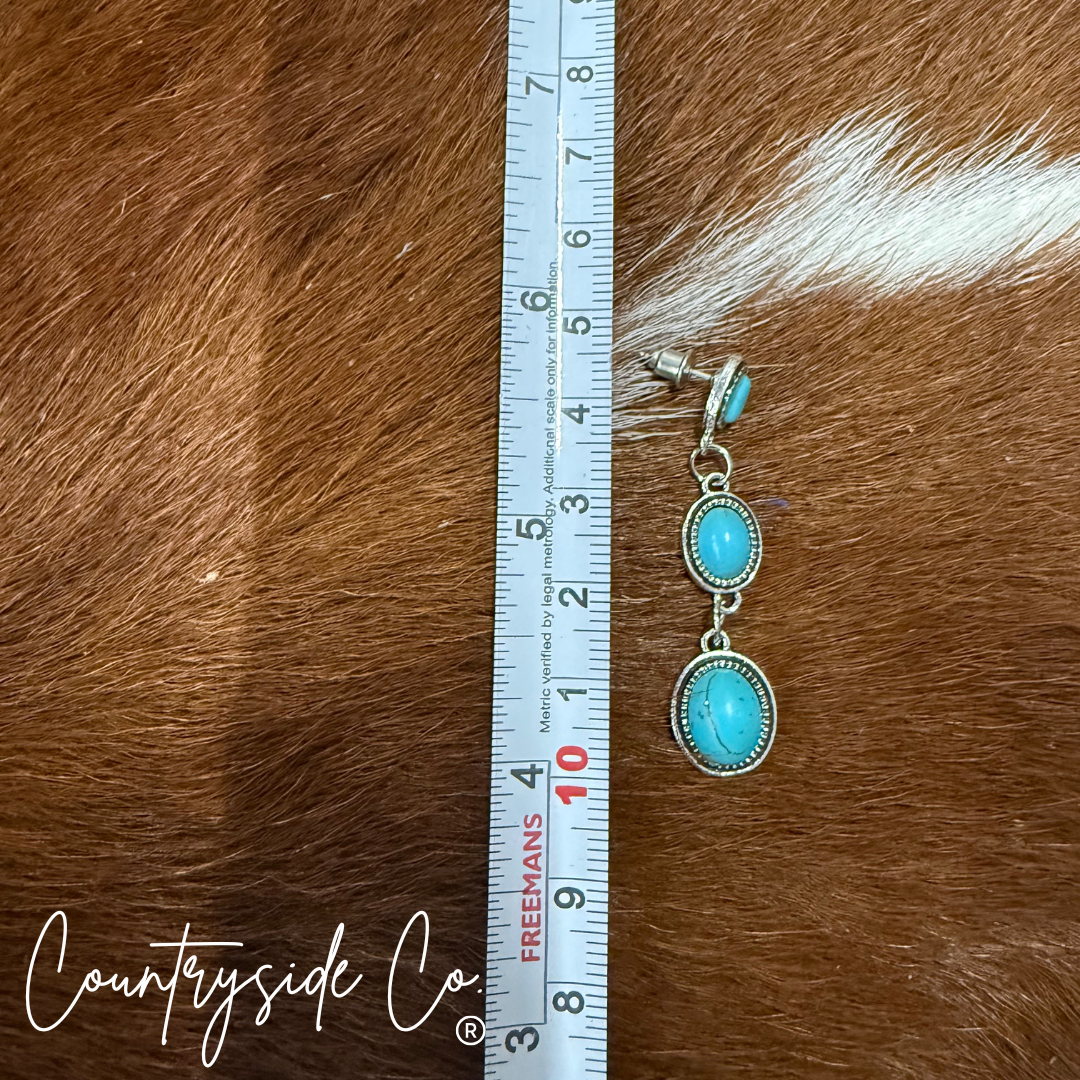 Turquoise Drop Dangle Earring