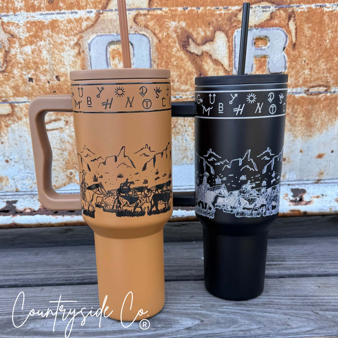 Rustic Roundup 40oz Insulated Tumbler Cup