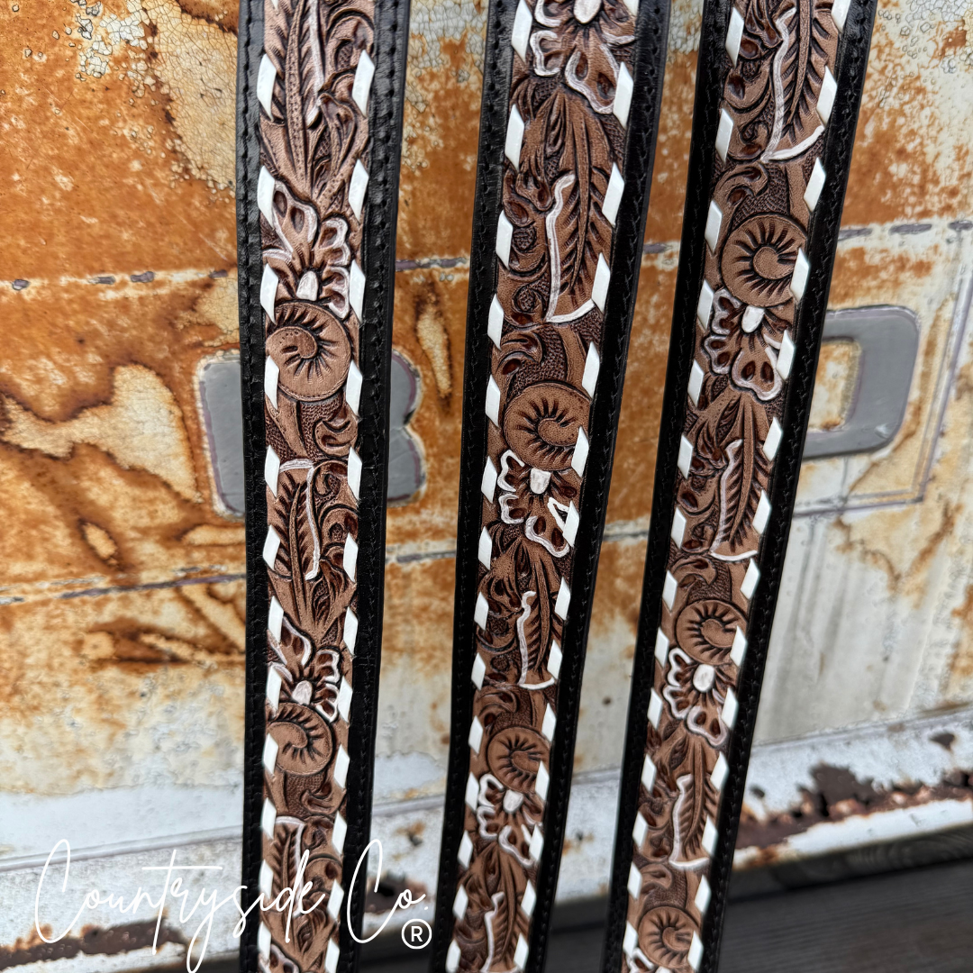 Desert Chic Leather Purse Strap