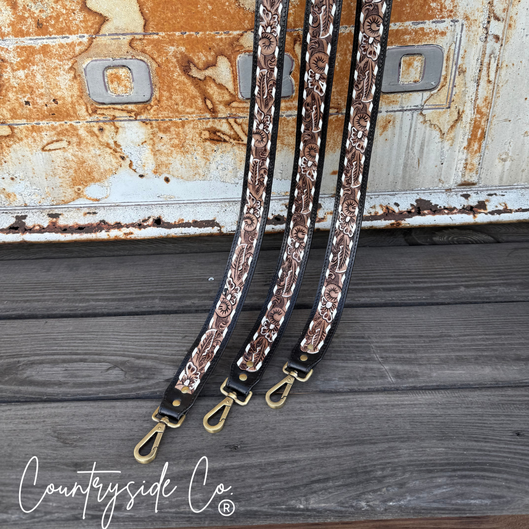 leather purse strap