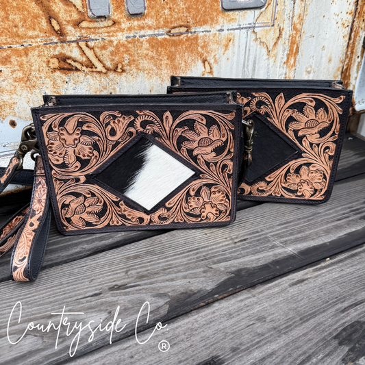 Eleanor Tooled Leather Purse