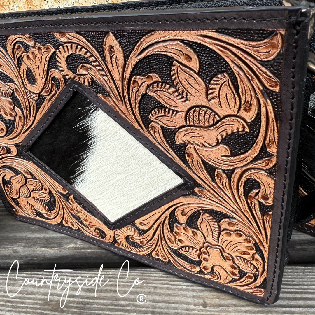 Eleanor Tooled Leather Purse