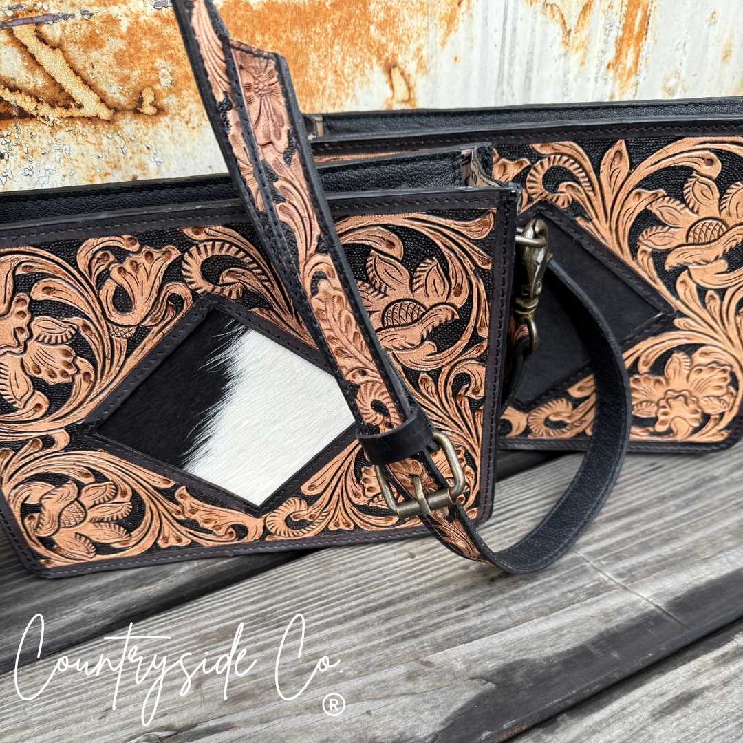 Eleanor Tooled Leather Purse
