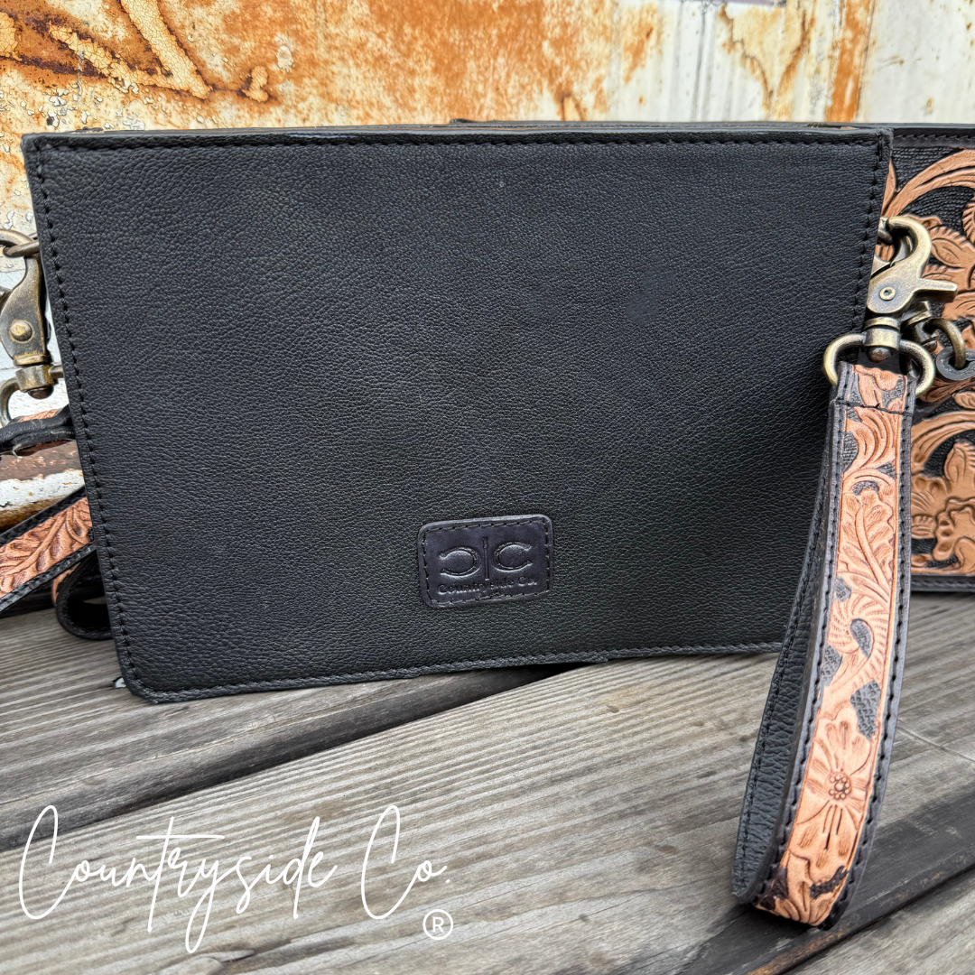 Eleanor Tooled Leather Purse