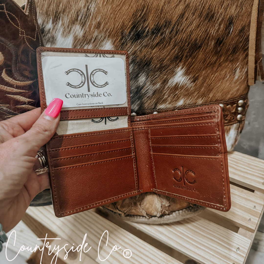 Longhorn Edition The Westin Cowhide Men's Wallet Limited Edition by Countryside Co.