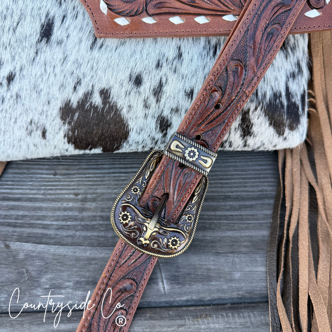 Georgia Conceal Carry Tooled Leather Purse