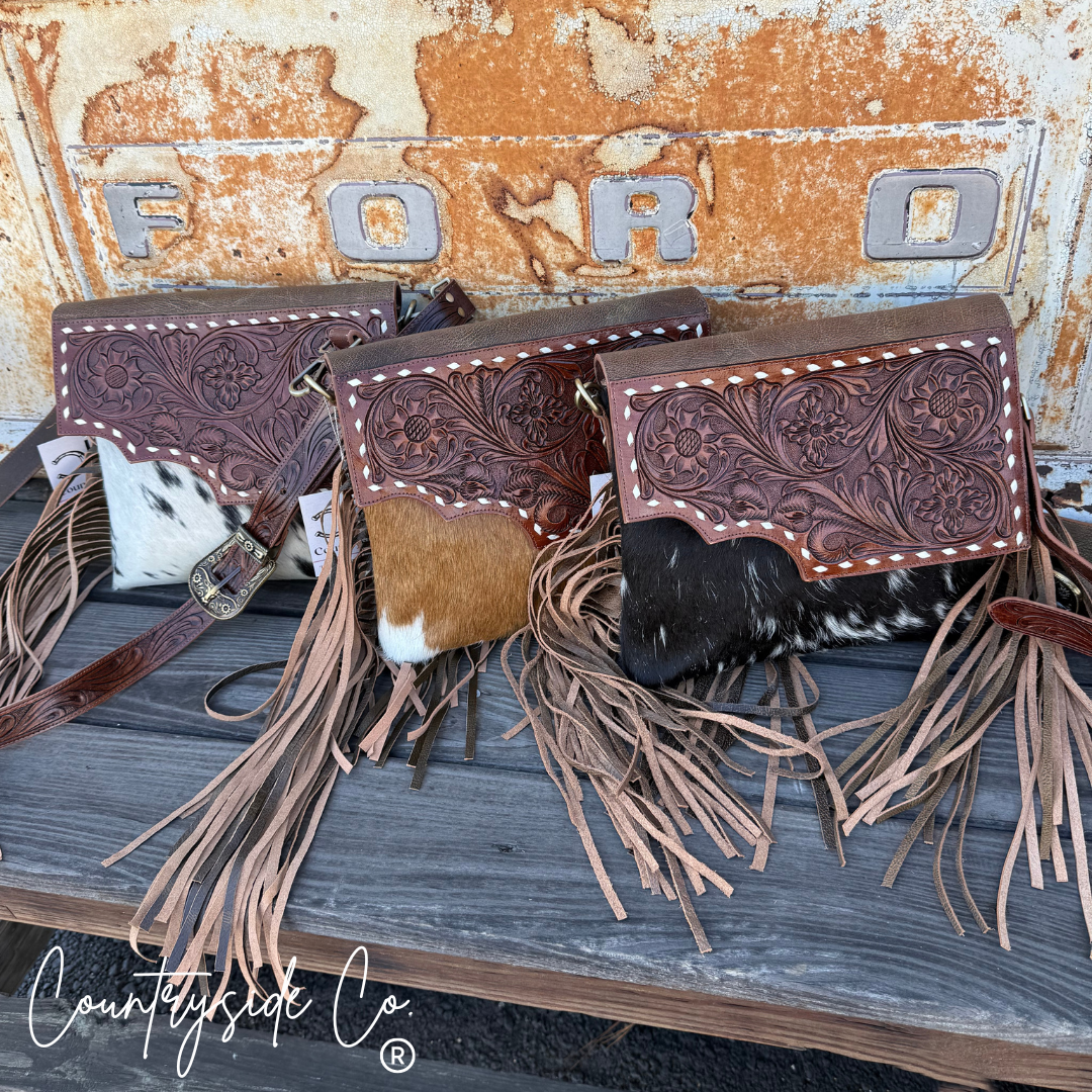 Georgia Conceal Carry Tooled Leather Purse