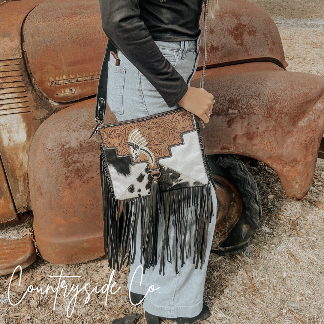 Western Laptop Tote - Extra Large Cowboy Boot Purse - Western Travel Bag  LT35 | Chris Thompson Bags