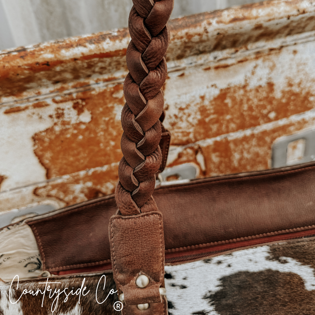 Dynasty  Cowhide Weekender, Tote Work Bag