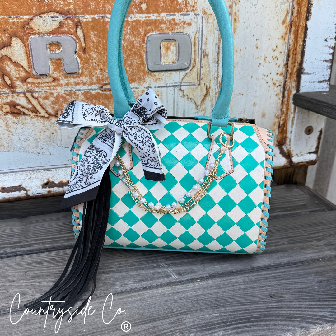 Tiffany Checkered Med. Speedy Bag
