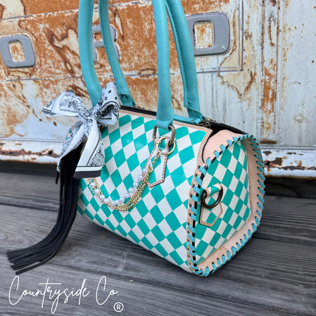 Tiffany Checkered Med. Speedy Bag