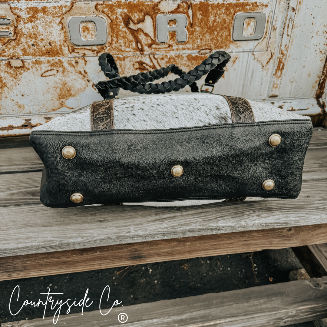 Dynasty  Cowhide Weekender, Tote Work Bag