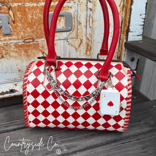 Aces High Checkered Speedy Bag