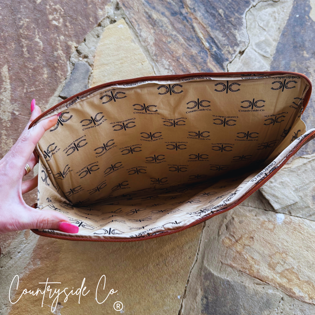 Cowhide Laptop Sleeve, Computer Bag