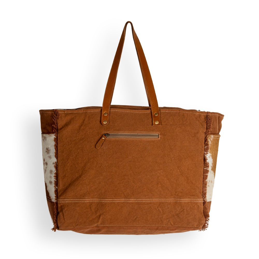 Dakota Cowhide Weekender Bag