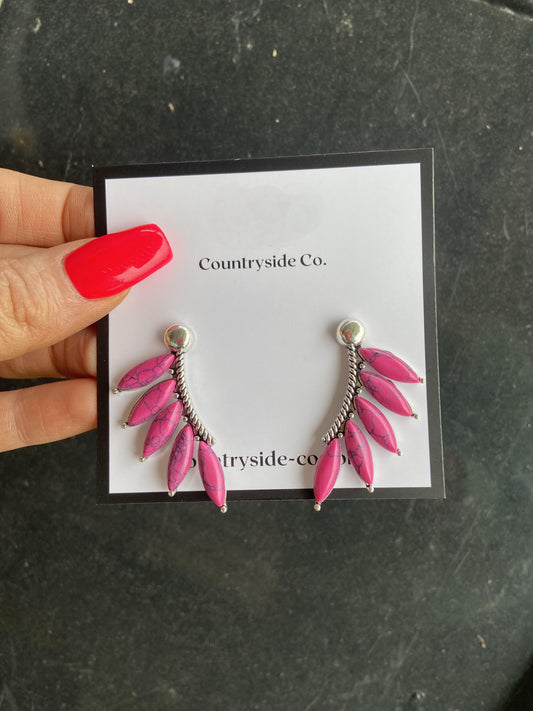 Pink Canyon Earrings